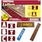 Milescraft 1.5in. & 2.5in. Vertical Letter Templates for Sign PRO & Sign Crafter Jig, 64pcs. 2204 - alternate 1
